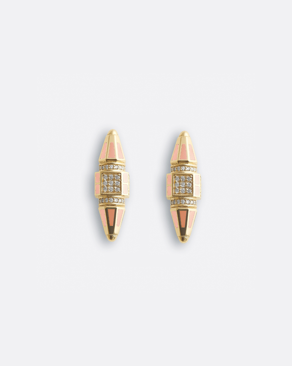 Fortune Earrings Pink