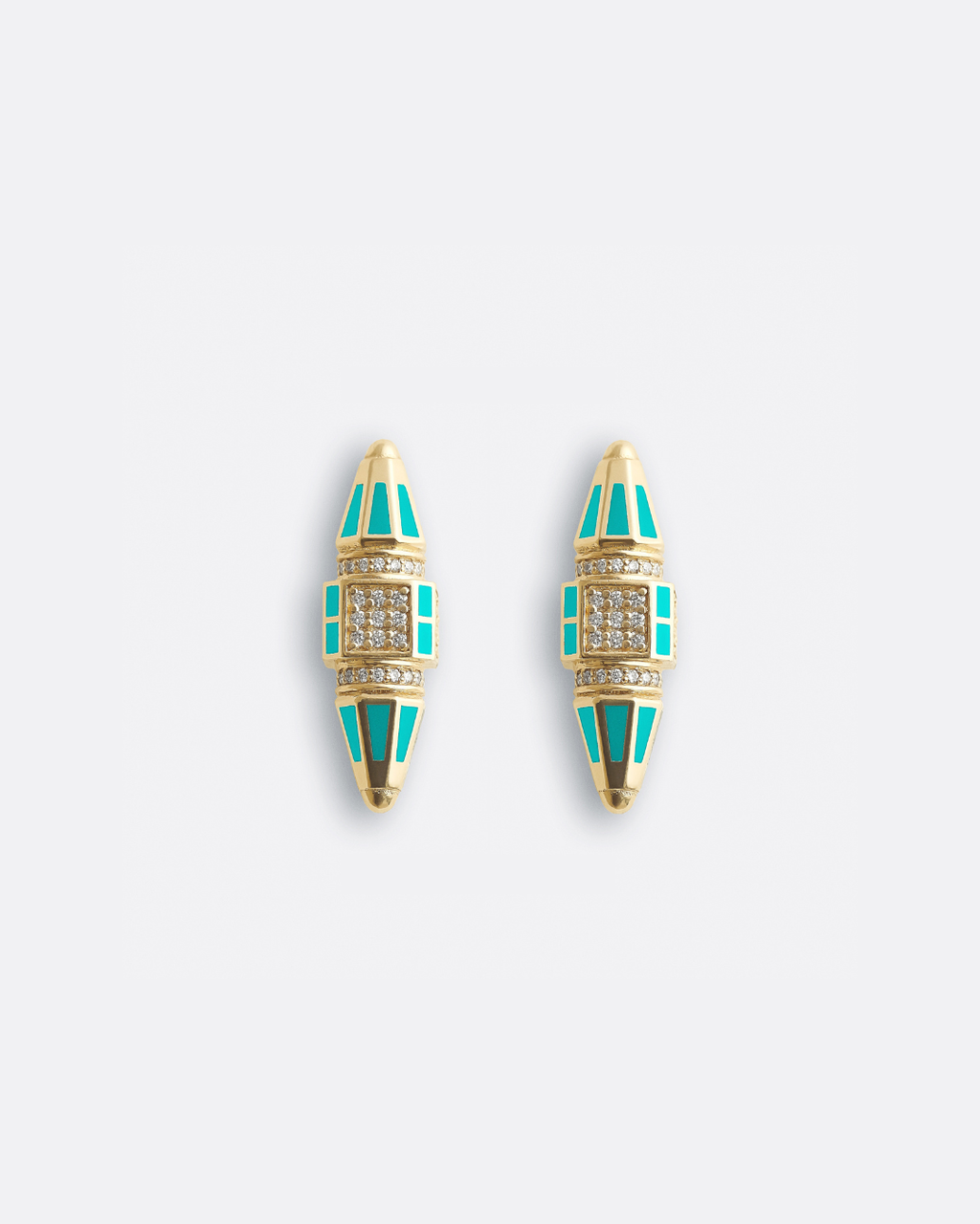 Fortune Earrings Turquoise