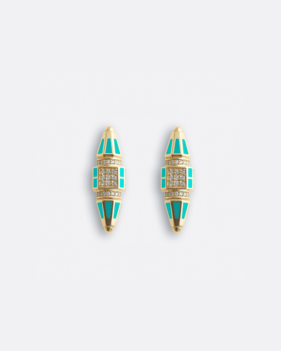 Fortune Earrings Turquoise