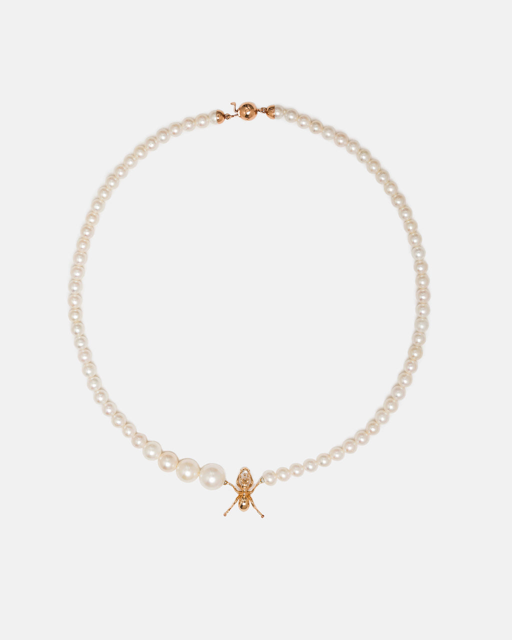 Bugs On You Pearl Necklace
