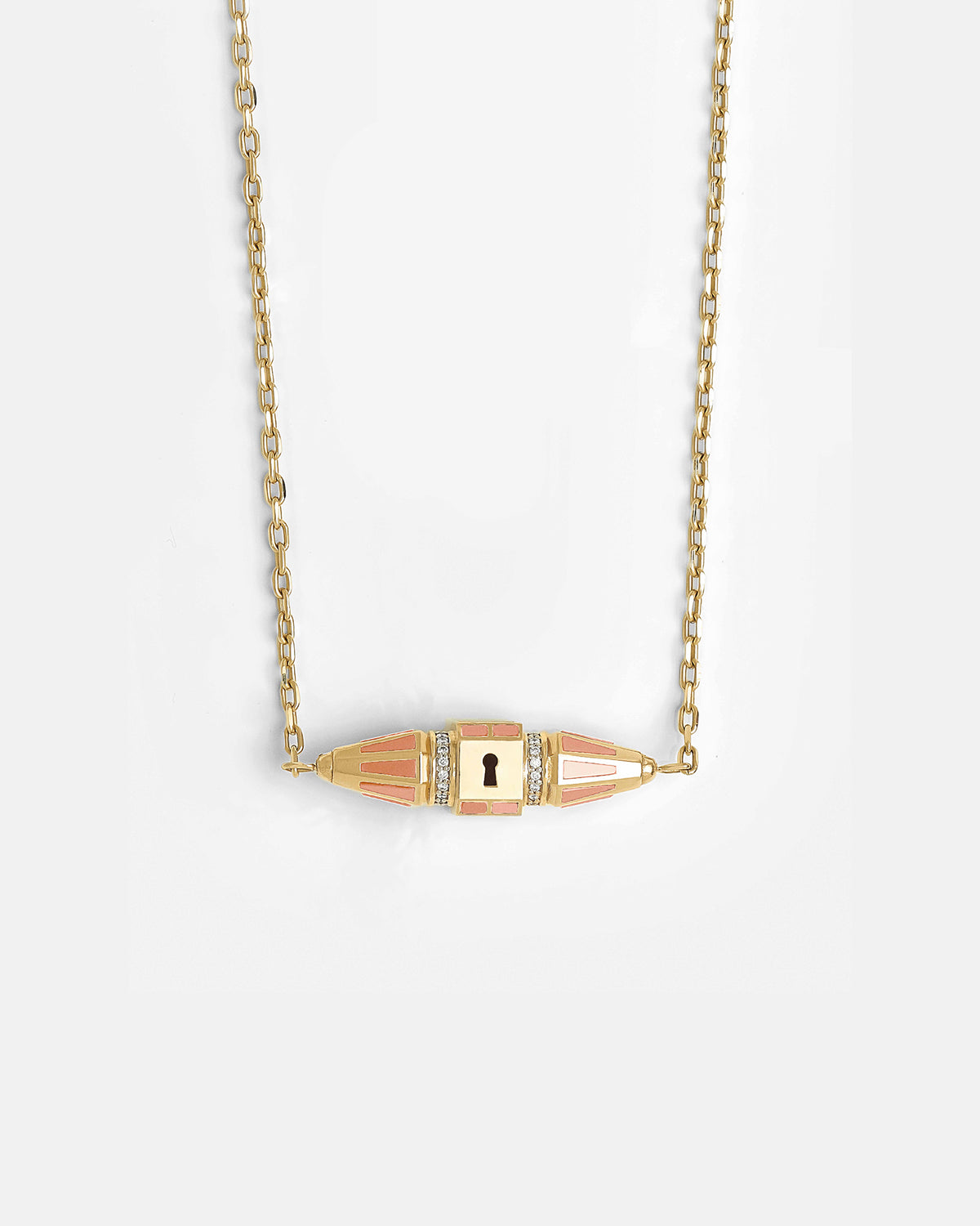 Fortune Necklace Pink