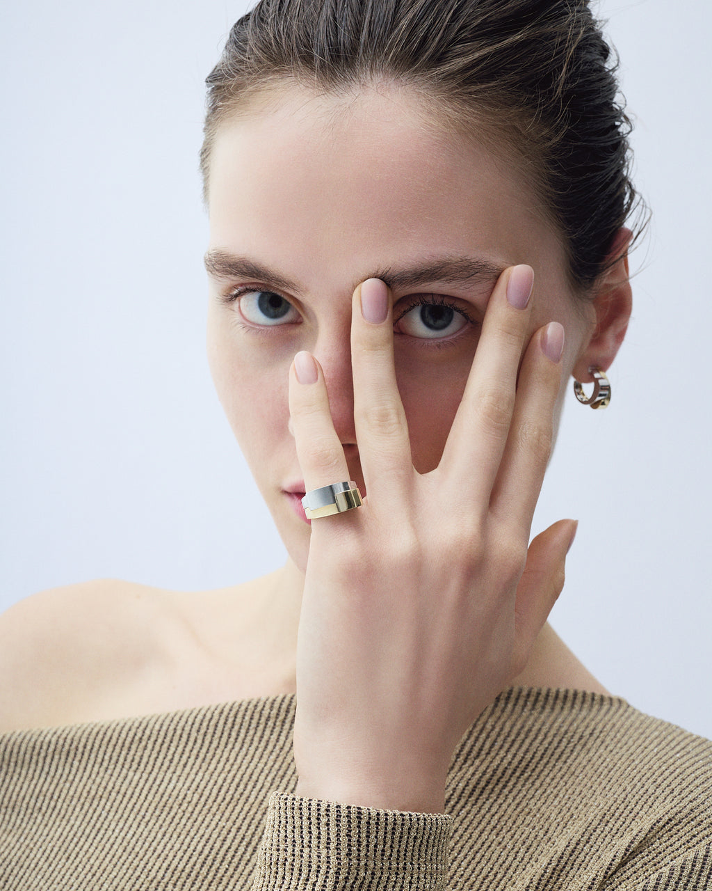 Double Curve Ring