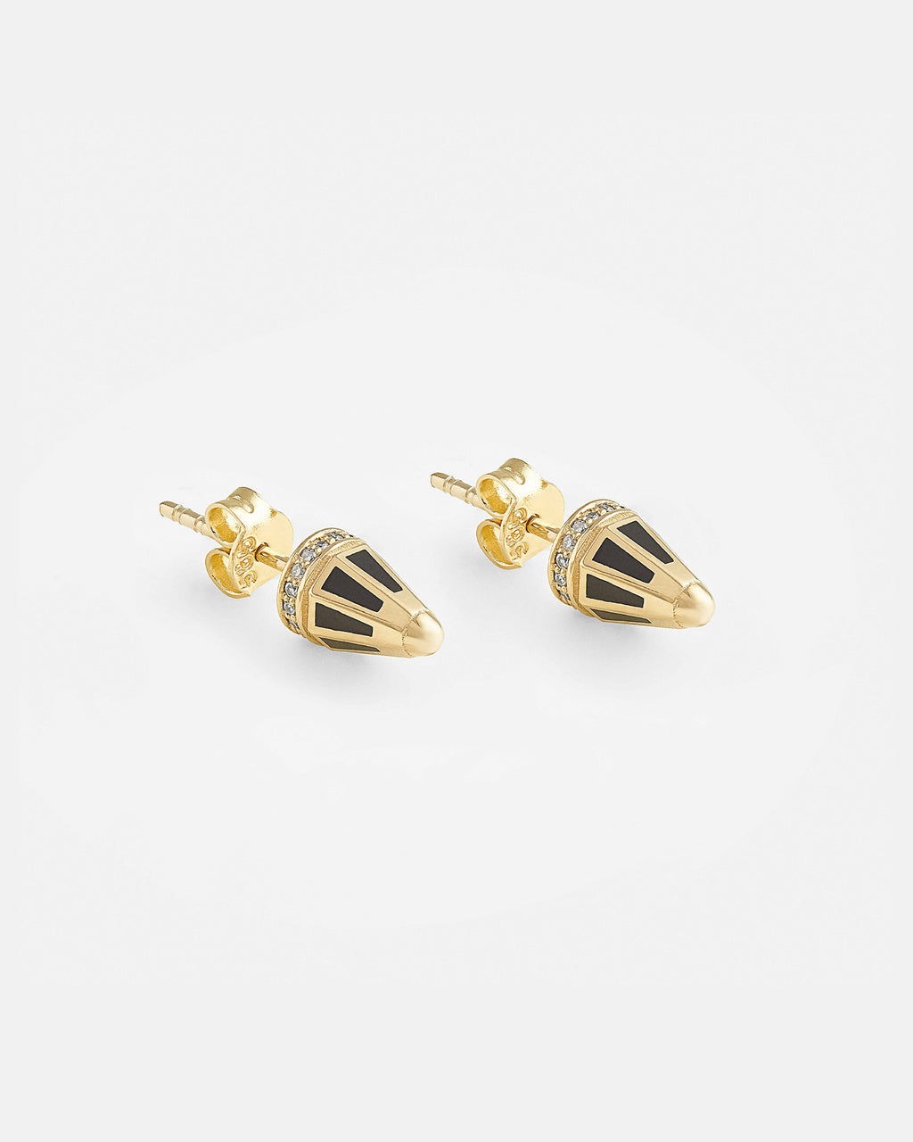 The Peak Earrings Black
