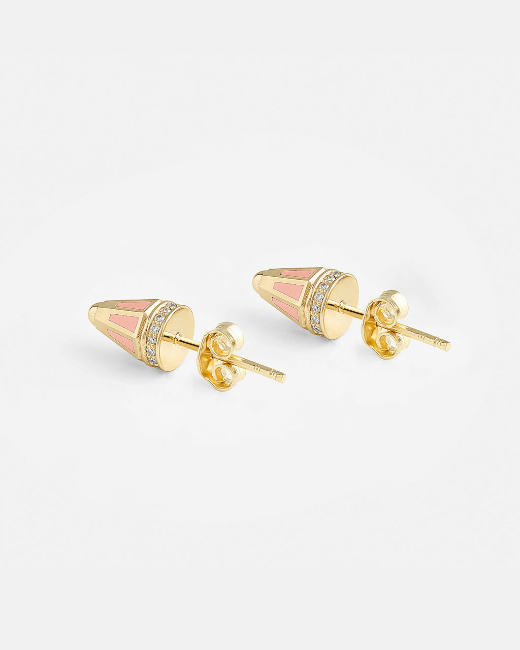 The Peak Earrings Pink
