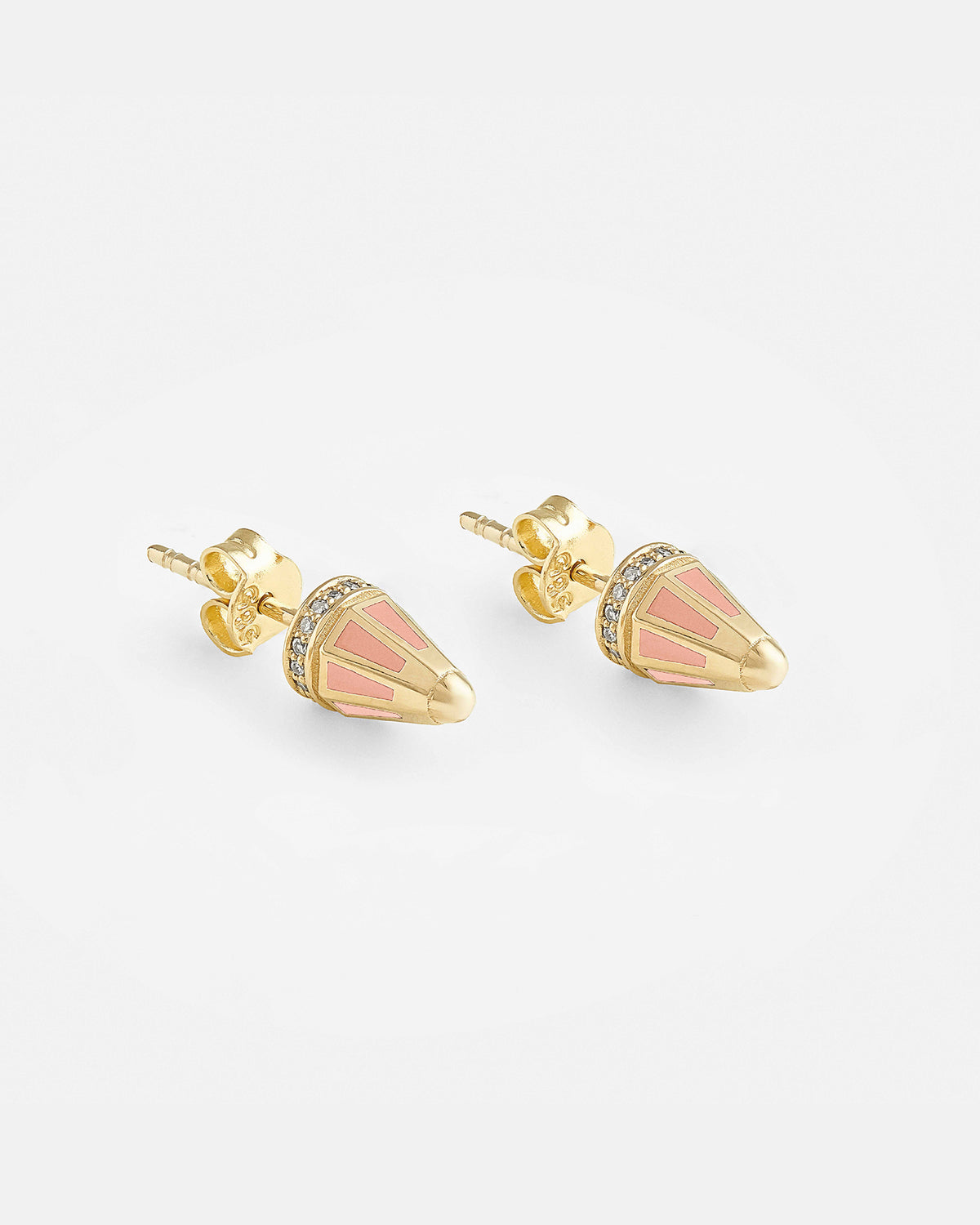 The Peak Earrings Pink