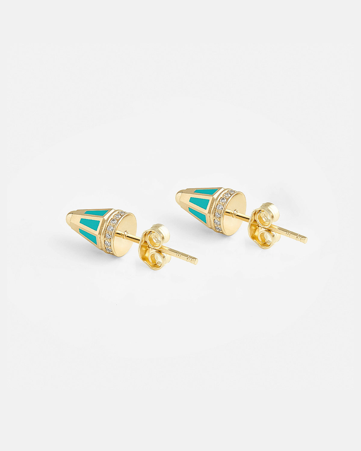The Peak Earrings Turquoise