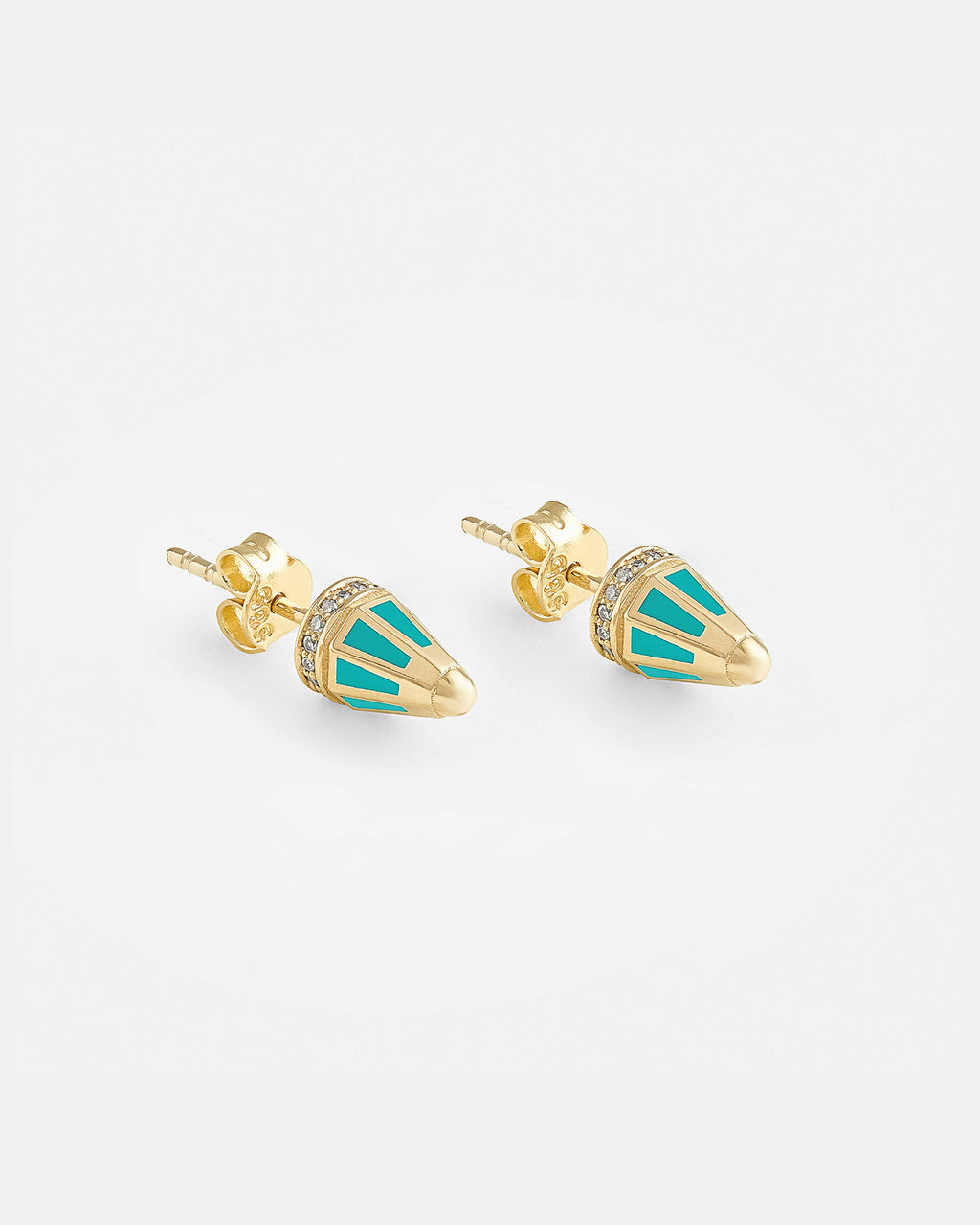 The Peak Earrings Turquoise