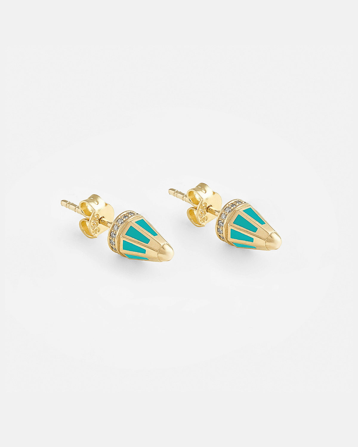 The Peak Earrings Turquoise