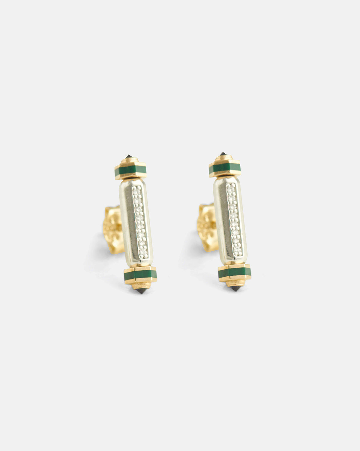 The Wander Earrings Green