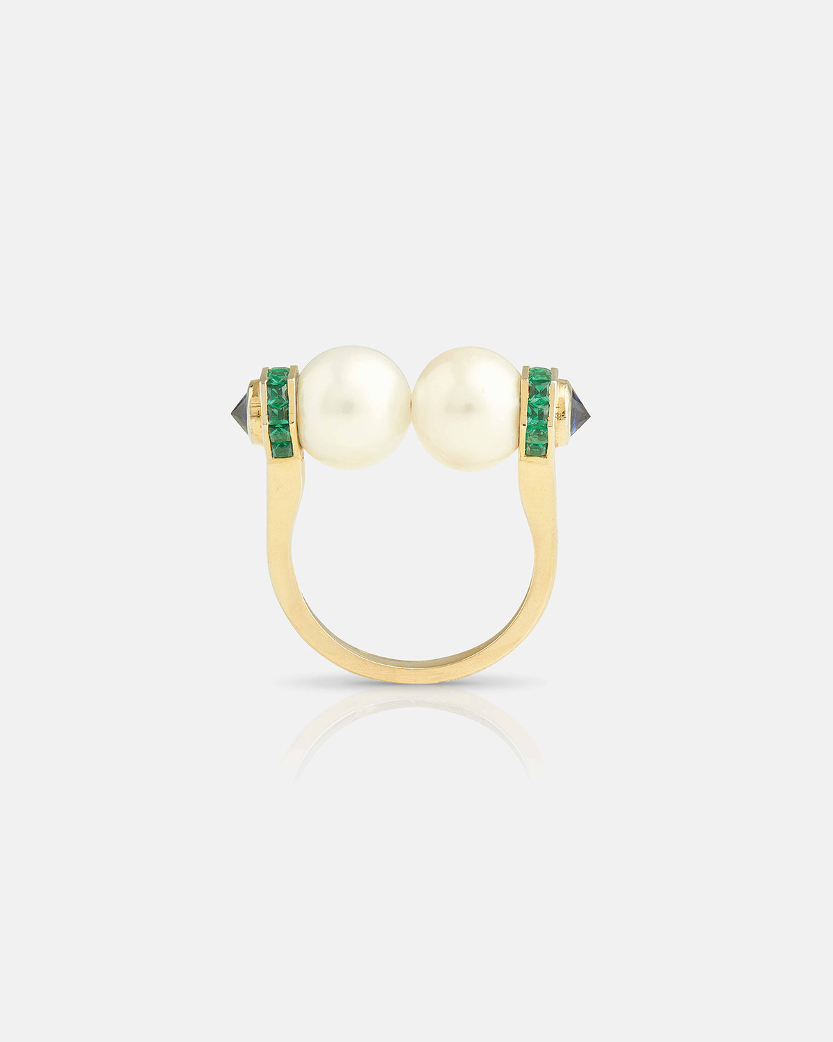 Twilight Double Pearl Ring