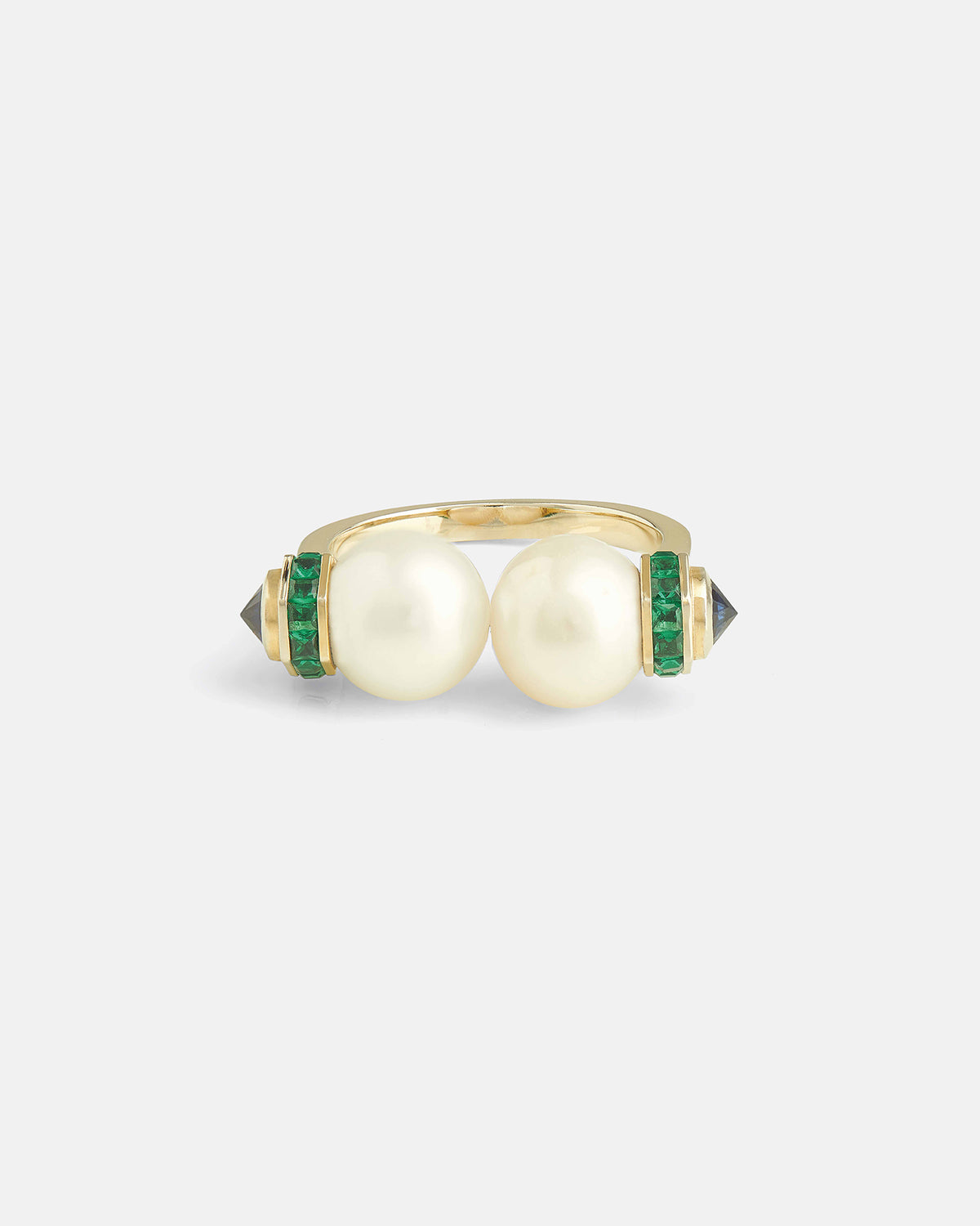 Twilight Double Pearl Ring
